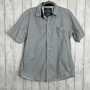 Broken Threads Casual Button Down Short Sleeve Collared Shirt Large